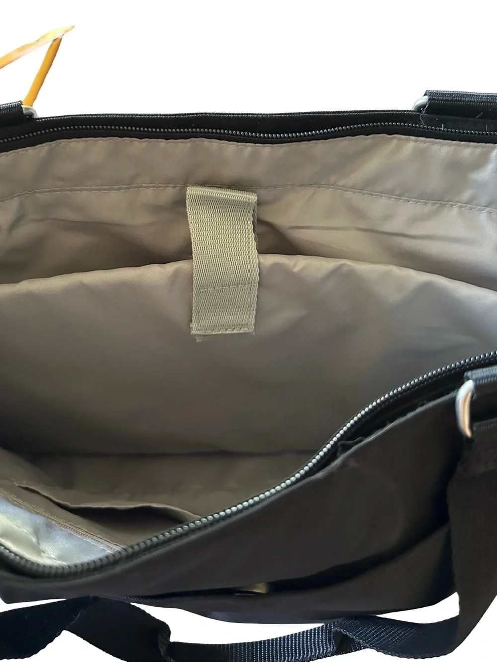Baggallini Boulevard Laptop Tote Back Shoulder Strap Black - Picture 6 of 8